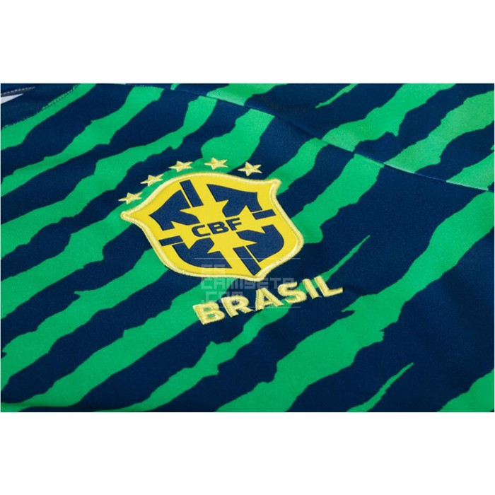 Camiseta Pre Partido del Brasil 2022 Verde - Haga un click en la imagen para cerrar